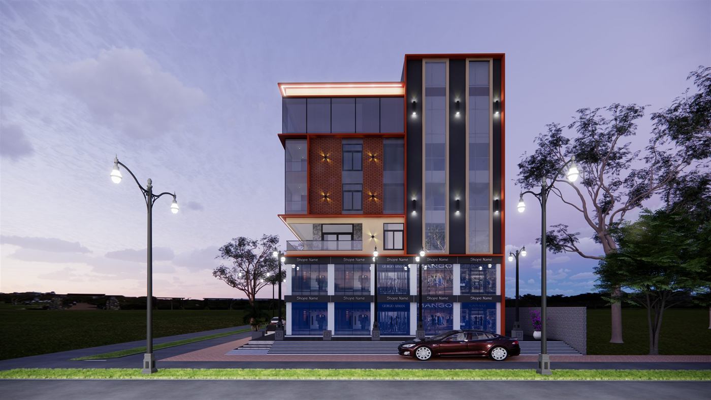 Exterior concept, Building 1, image 10 of 13